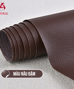 MÀU NÂU ĐẬM - Miếng dán da pu tự dính