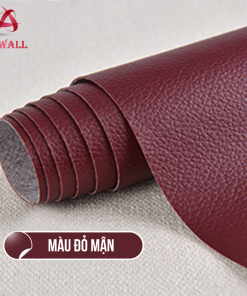 MÀU ĐỎ MẬN - Miếng dán ghế sofa tự dính