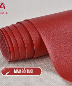 MÀU ĐỎ TƯƠI - Miếng dán da pu tự dính