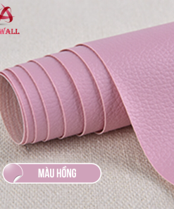 MÀU HỒNG - Miếng dán da pu tự dính