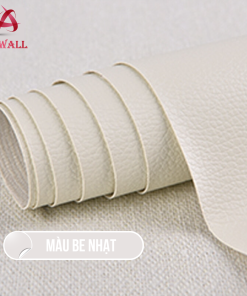 MÀU BE NHẠT - Miếng dán da pu tự dính