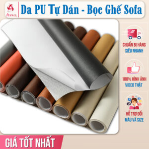 Miếng Dán Vải Da PU Tự Dính Sửa Chữa Ghế Sofa Đồ Da Nội Thất